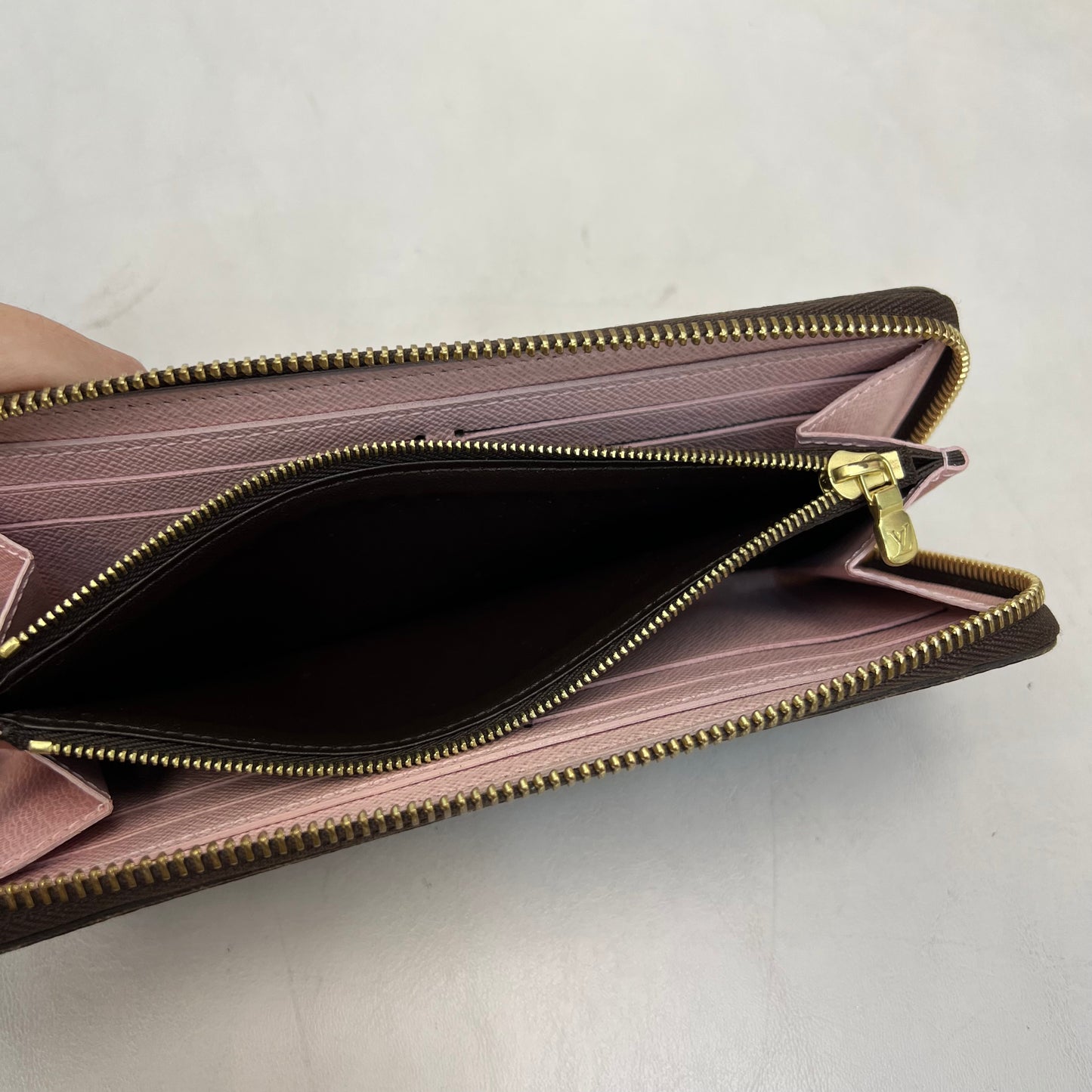Louis Vuitton Clemence Wallet Monogram Rose Ballerine