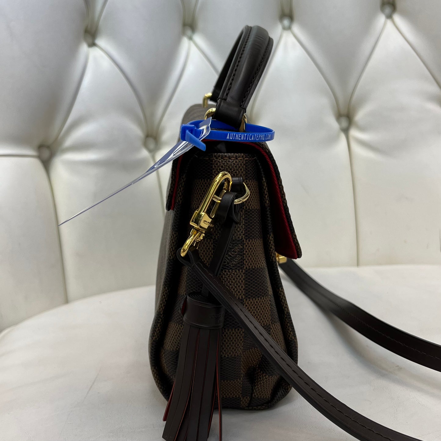 Louis Vuitton Croisette Compact Crossbody Damier Ebene