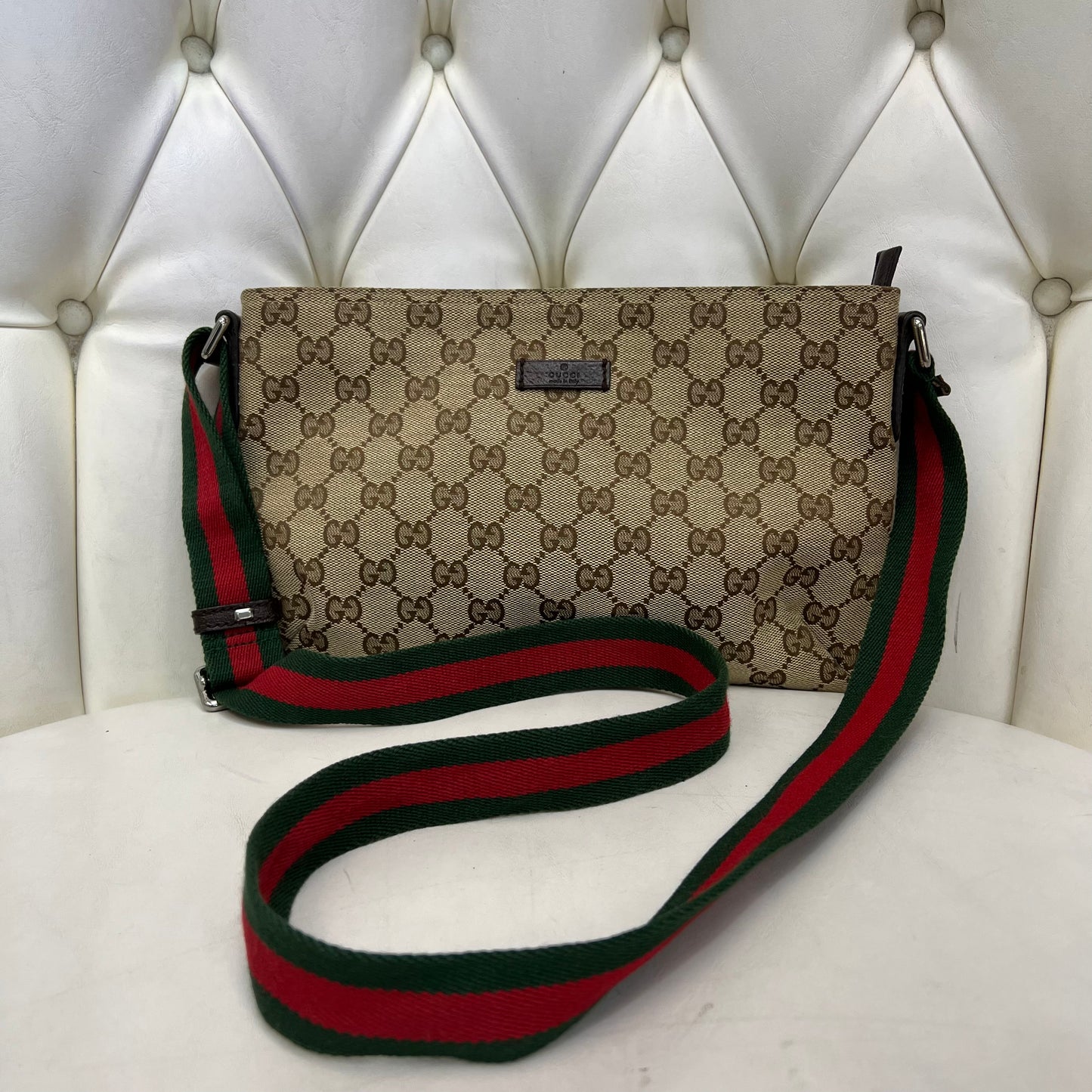 Gucci GG Canvas Web Crossbody
