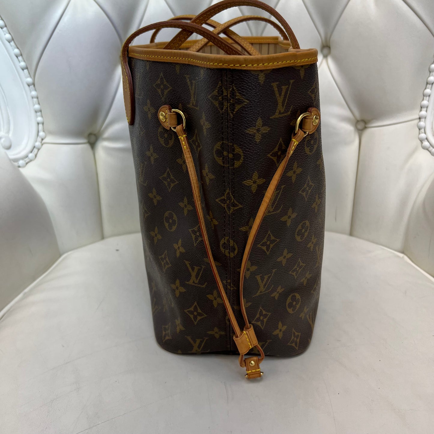 Louis Vuitton Neverfull MM Monogram, Tan