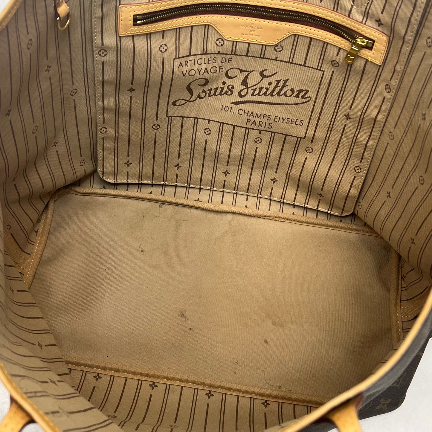 Louis Vuitton Neverfull GM Monogram, Tan