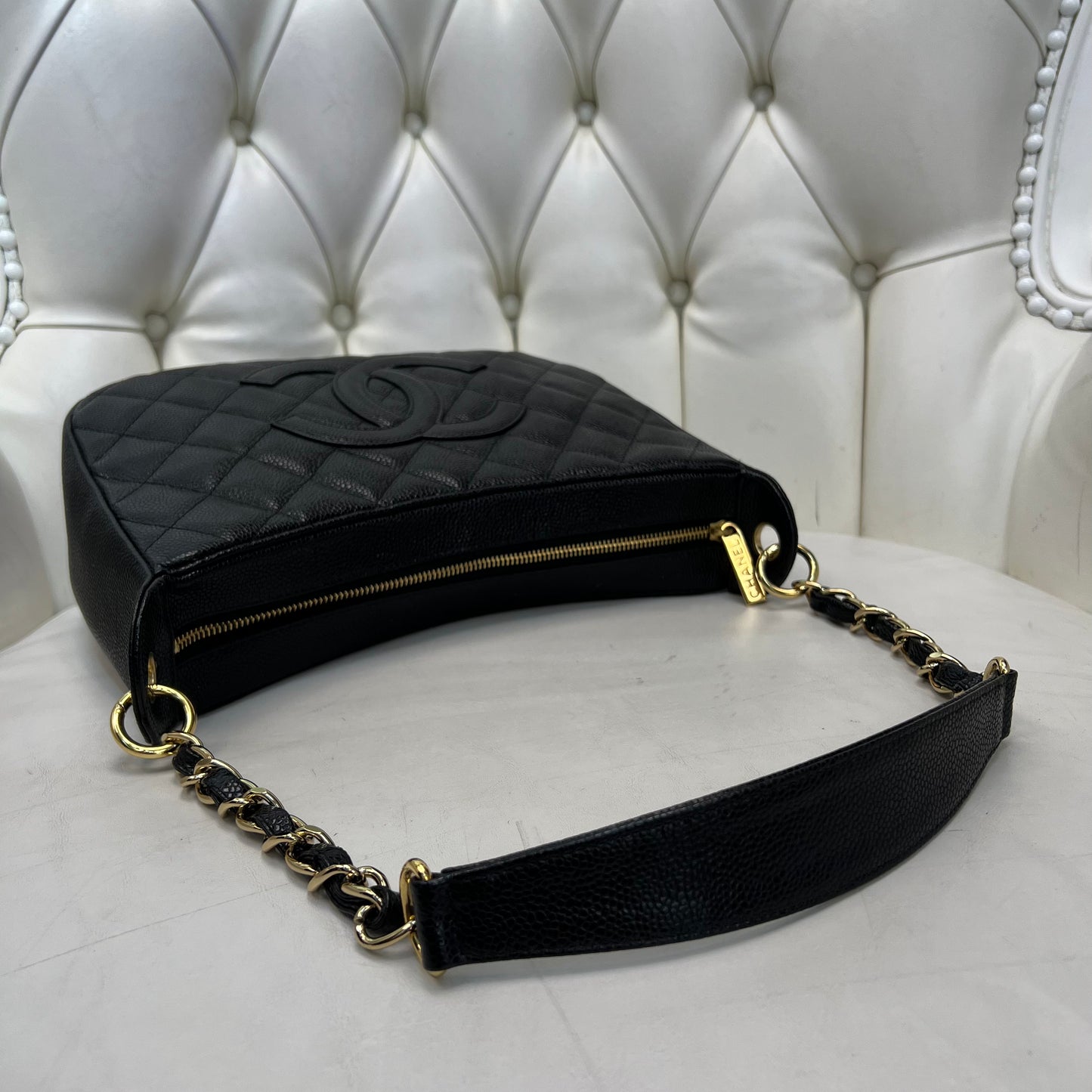 Chanel Caviar Leather Shoulder Bag
