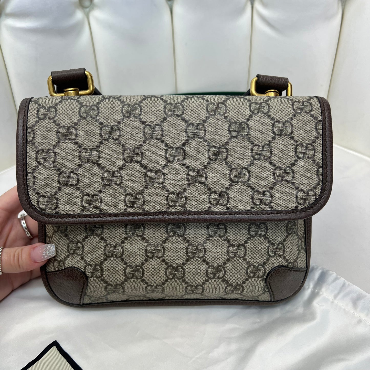 Gucci Double Sided Messenger Bag