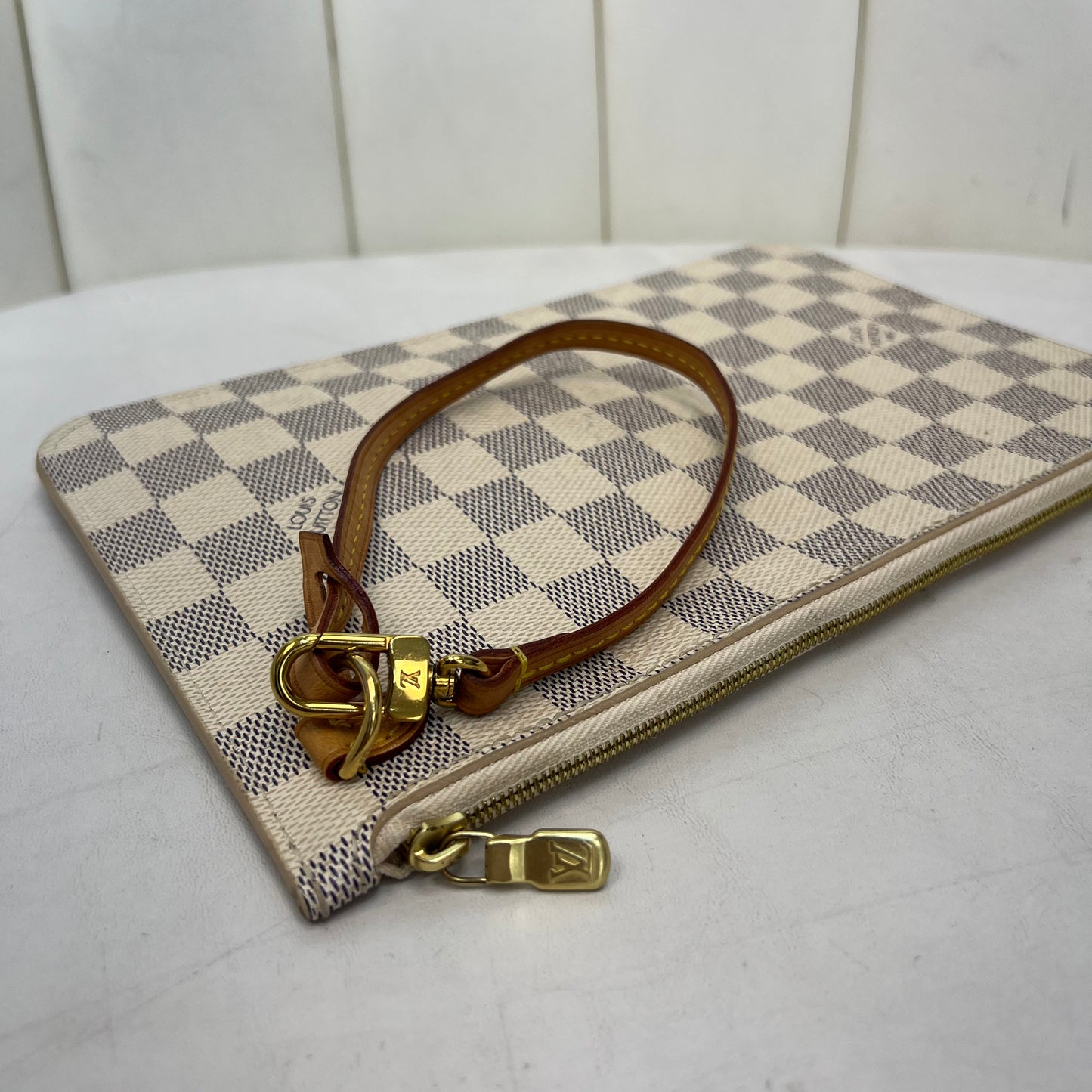 Louis Vuitton Neverfull Pouch Damier Azur