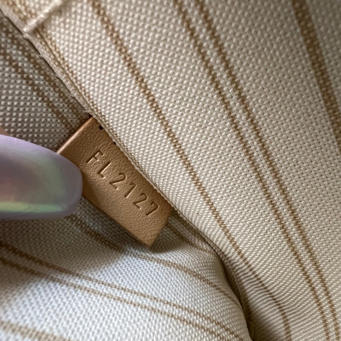 Louis Vuitton Neverfull Pouch Damier Azur
