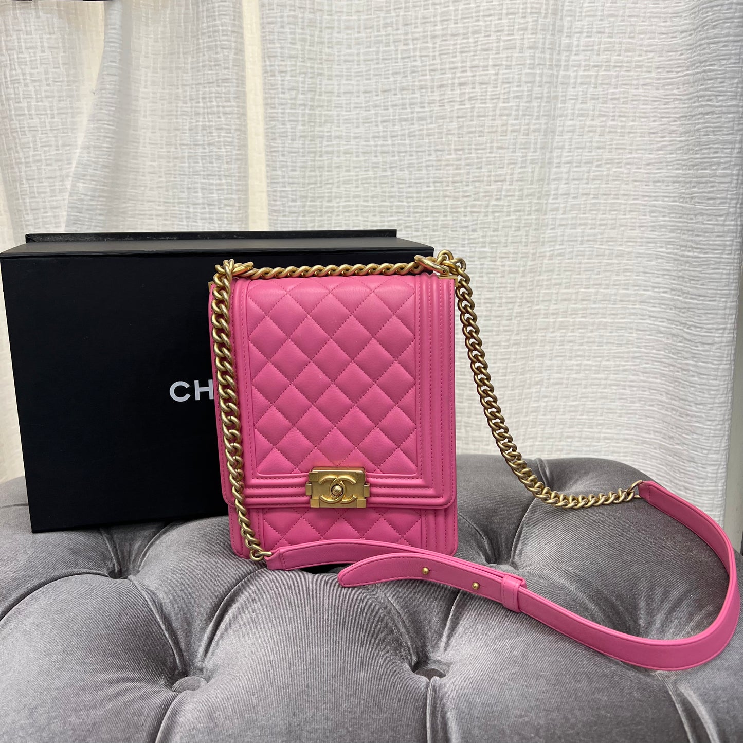 Chanel 19C Flap Bag Pink