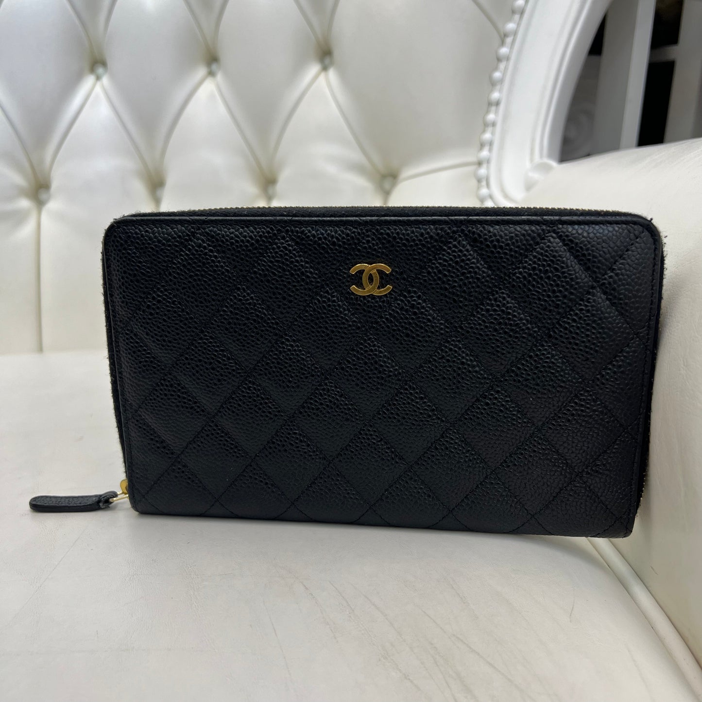 Chanel Quilted Lambskin Wallet