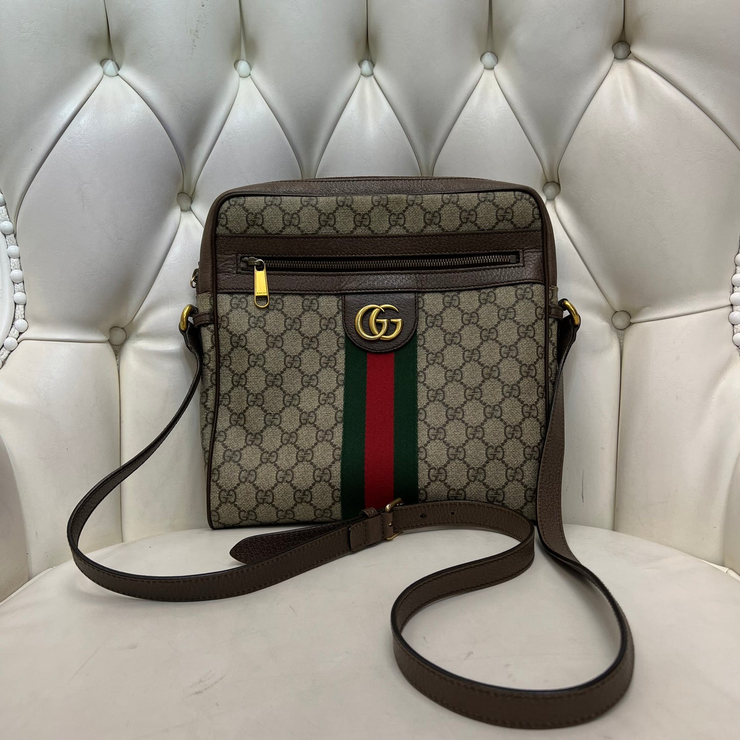 Gucci Ophidia GG Messenger, Large