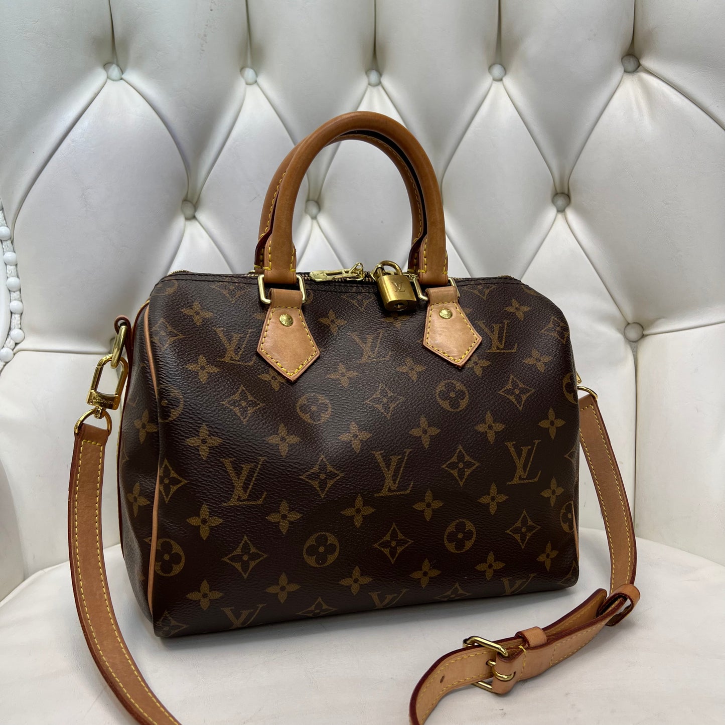 Louis Vuitton Speedy 25 Bandouliere Monogram