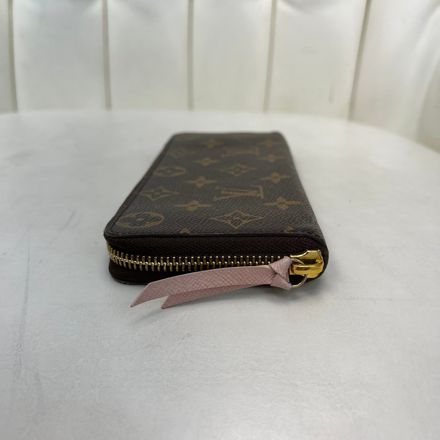 Louis Vuitton Clemence Wallet Monogram Rose Ballerine
