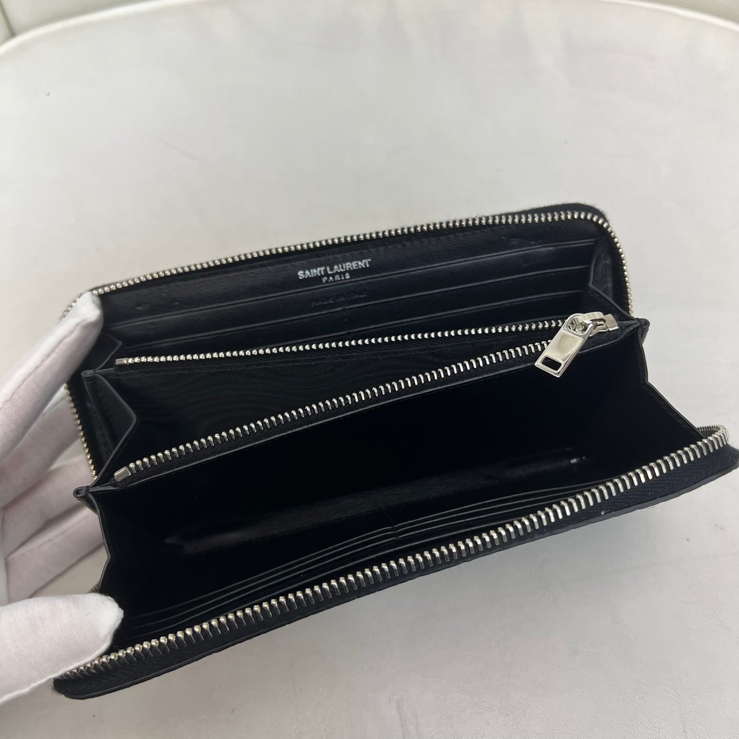 Saint Laurent Zipper Wallet