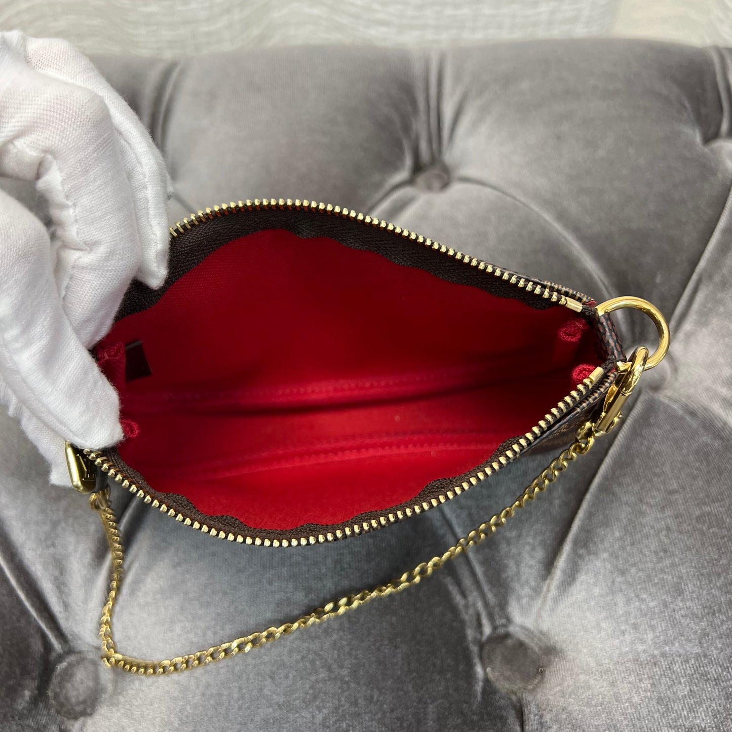Louis Vuitton Mini Pochette Damier Ebene