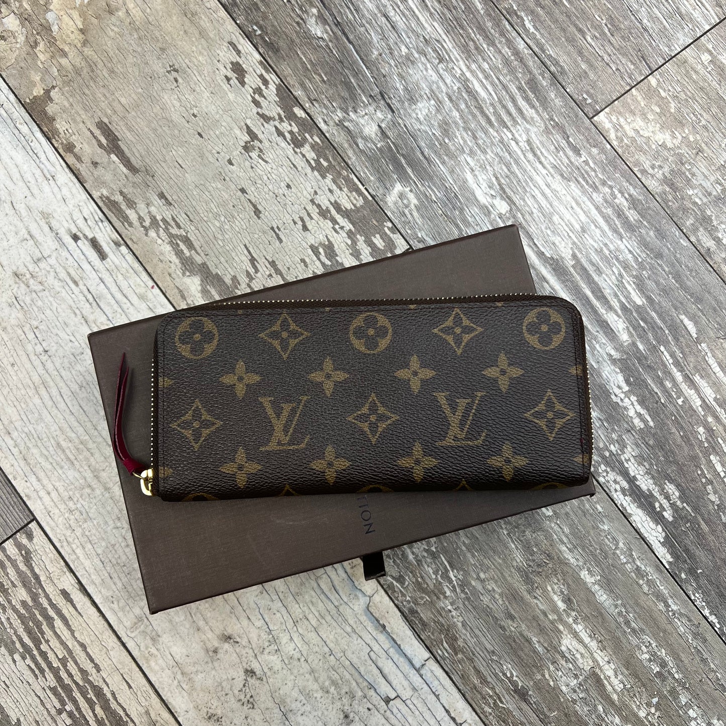Louis Vuitton Clemence Wallet Monogram with Box