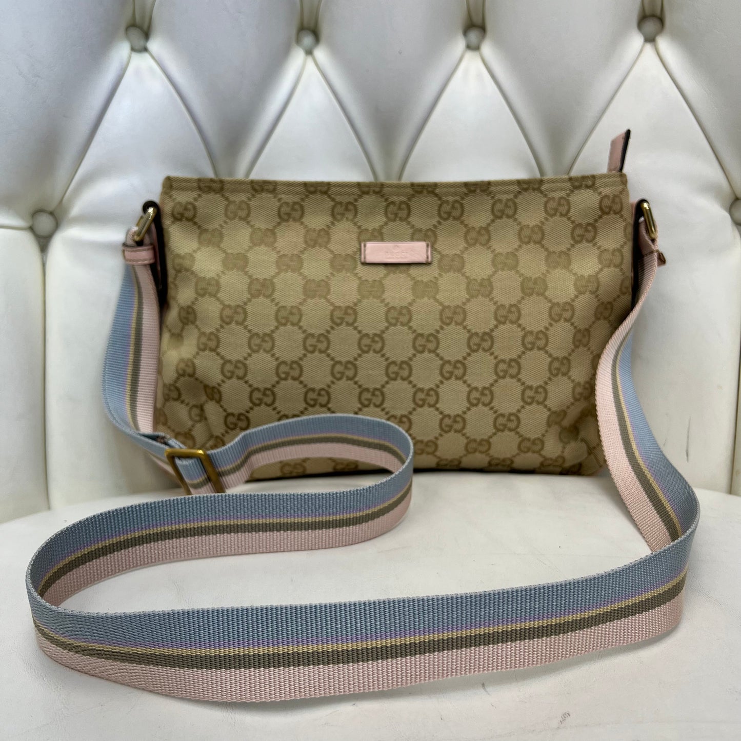 Gucci GG Canvas Web Crossbody