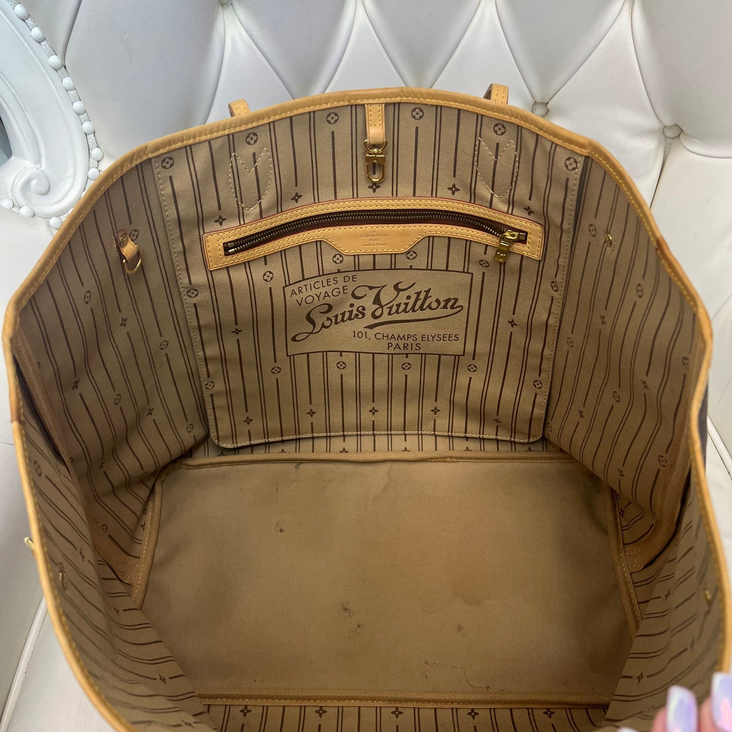 Louis Vuitton Neverfull GM Monogram, Tan