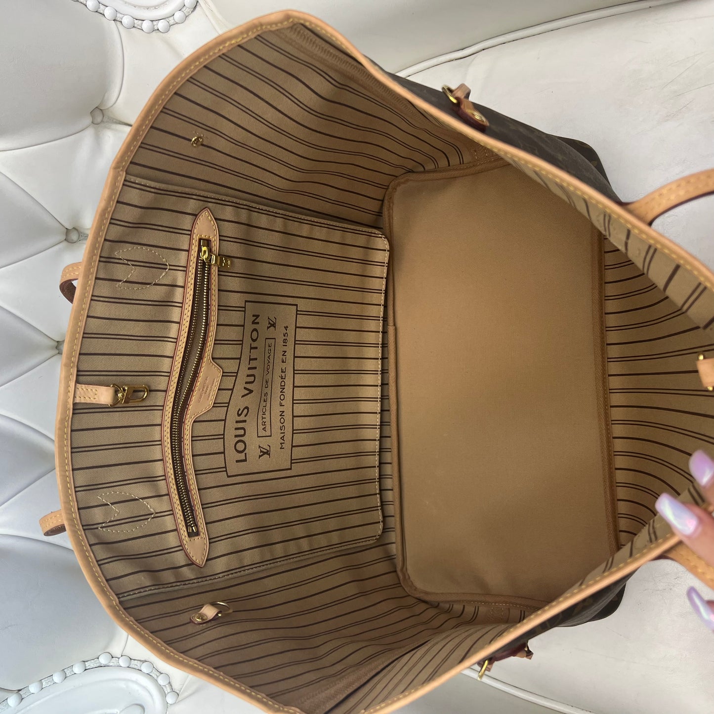 Louis Vuitton Neverfull GM Monogram, Tan