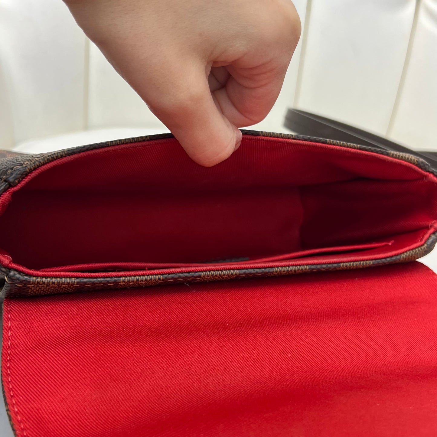 Louis Vuitton Croisette Compact Crossbody Damier Ebene