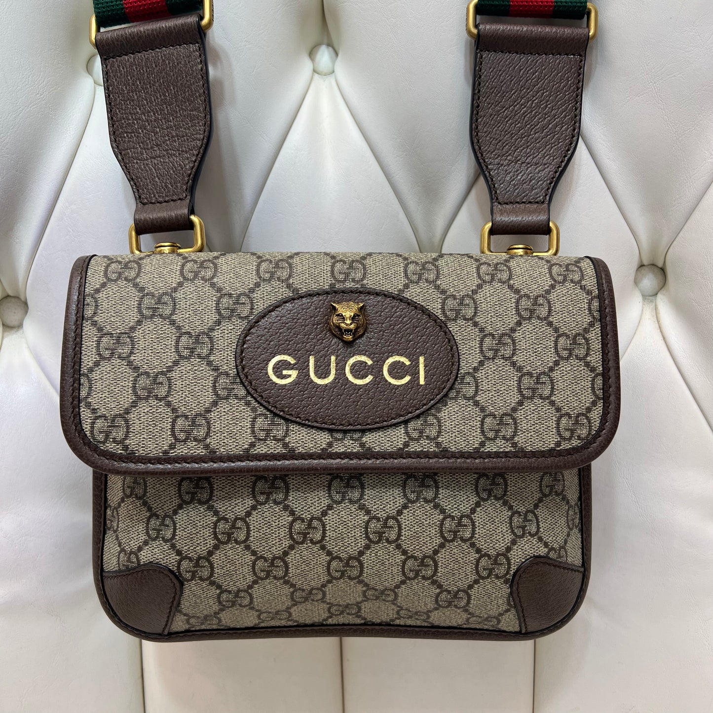 Gucci Double Sided Messenger Bag