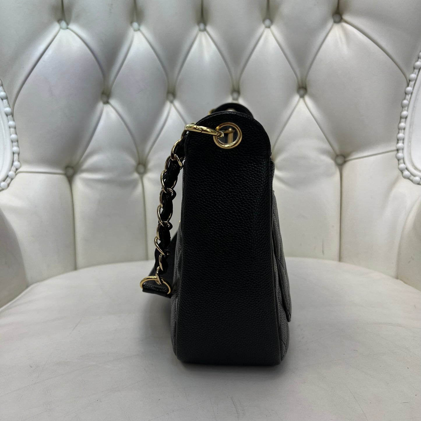 Chanel Caviar Leather Shoulder Bag