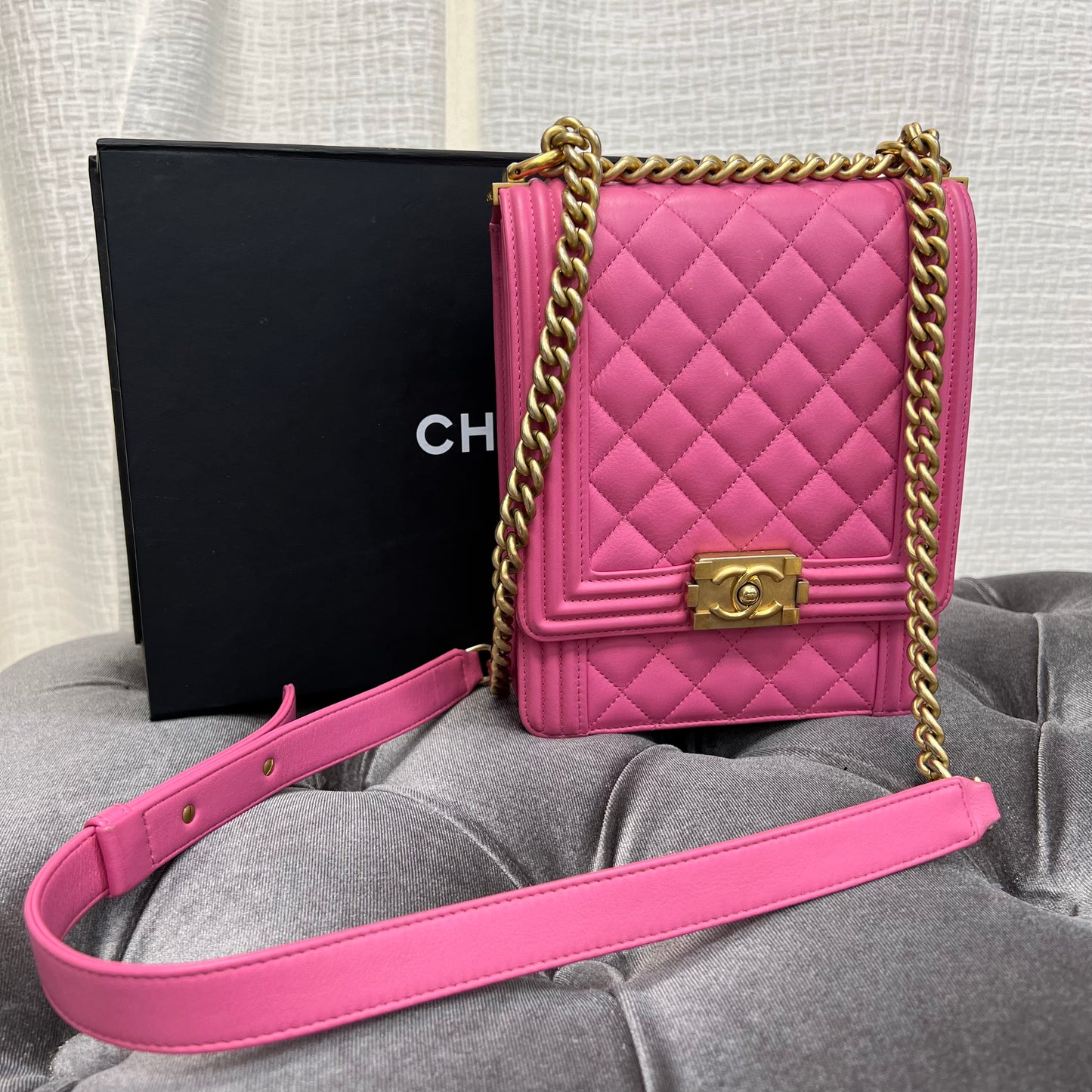 Chanel 19C Flap Bag Pink
