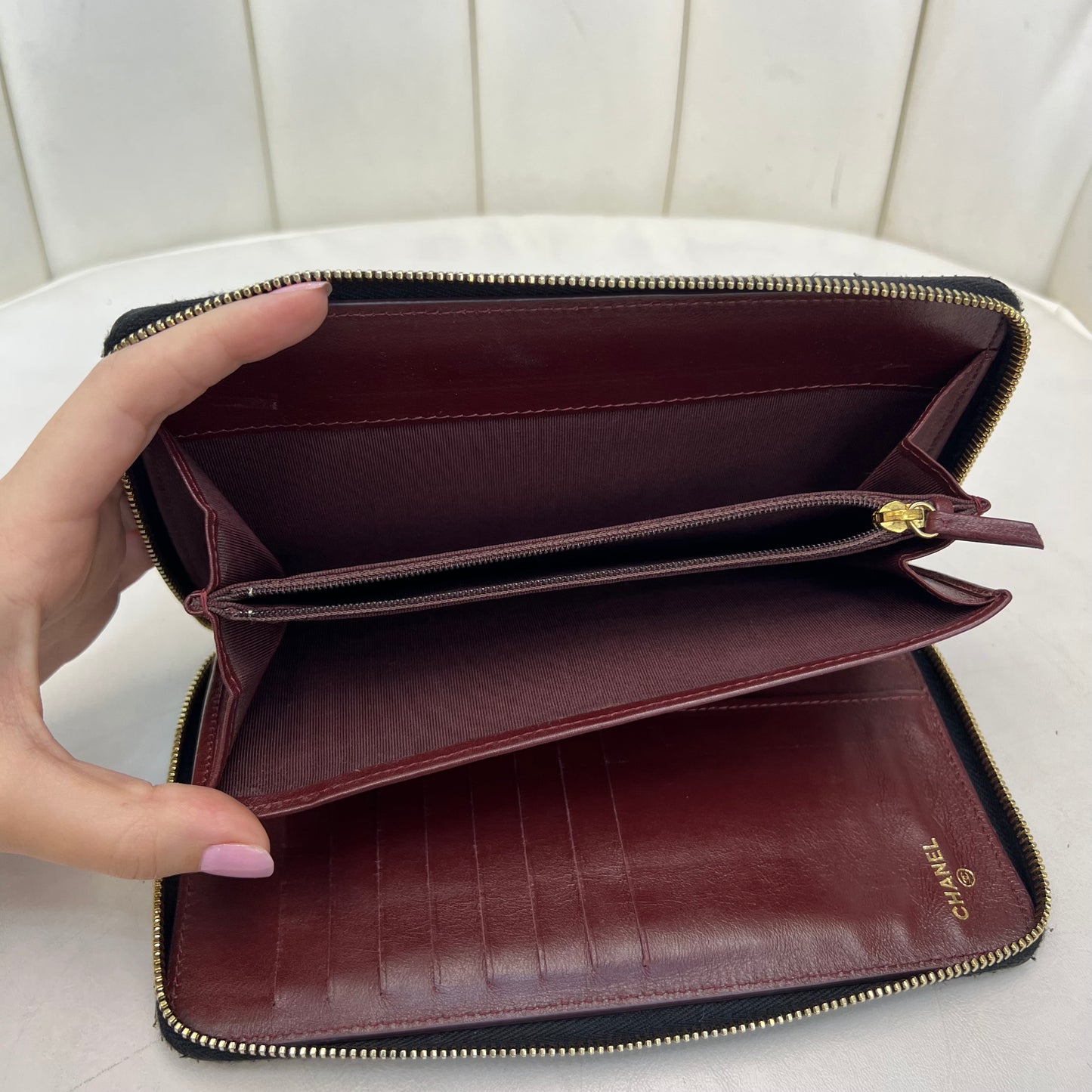 Chanel Quilted Lambskin Wallet