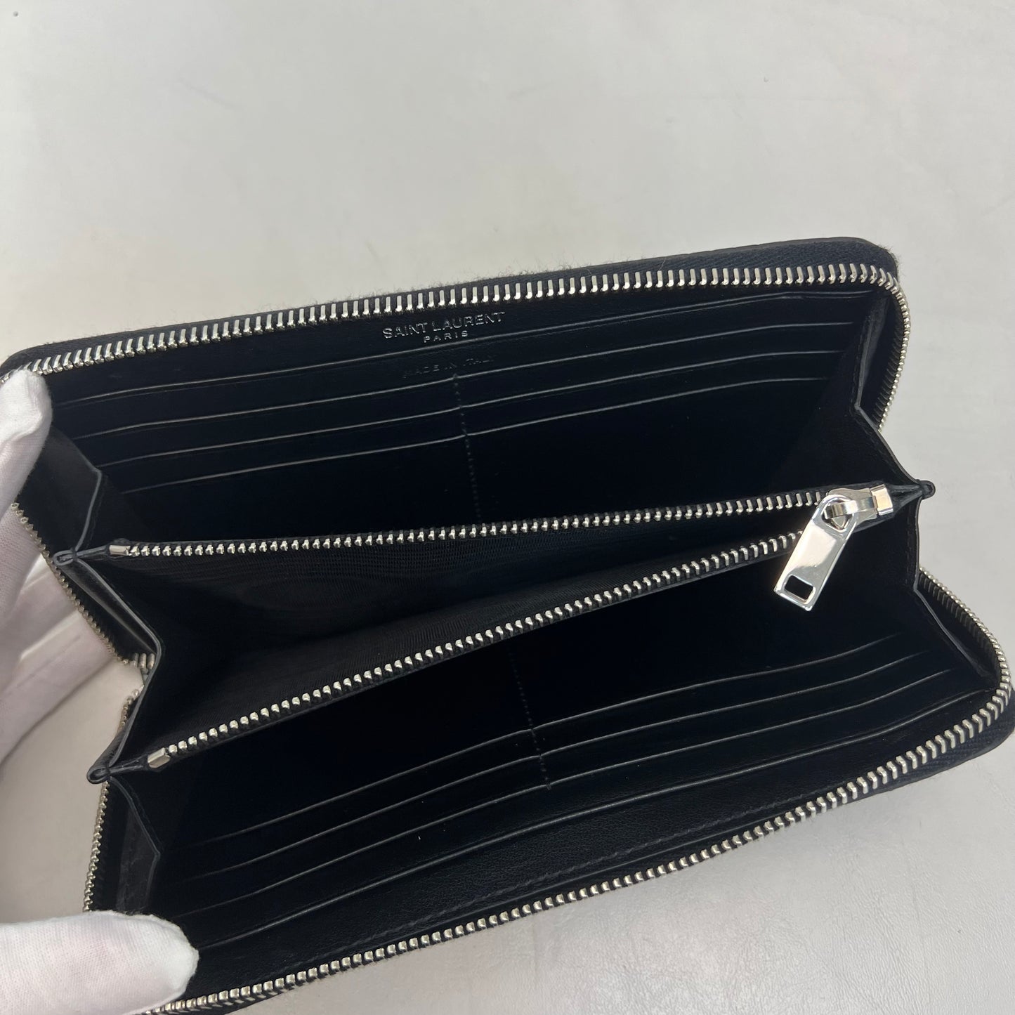 Saint Laurent Zipper Wallet