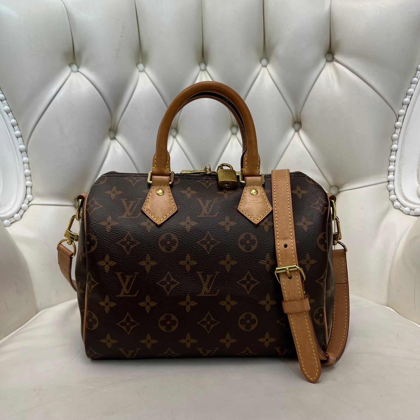 Louis Vuitton Speedy 25 Bandouliere Monogram