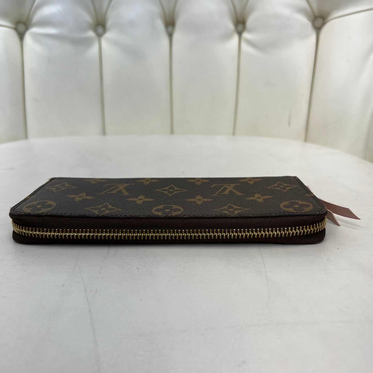 Louis Vuitton Clemence Wallet Monogram Rose Ballerine