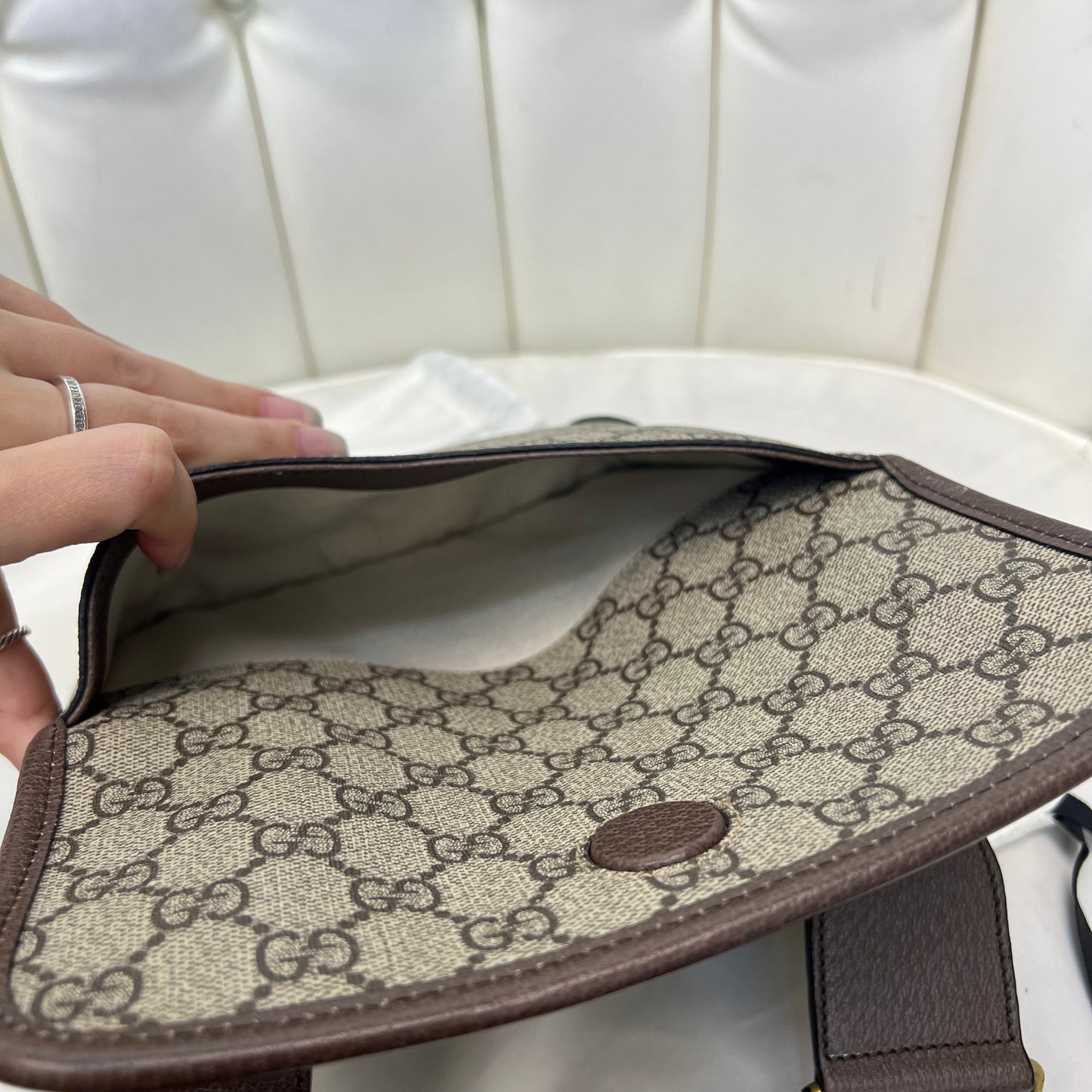 Gucci Double Sided Messenger Bag