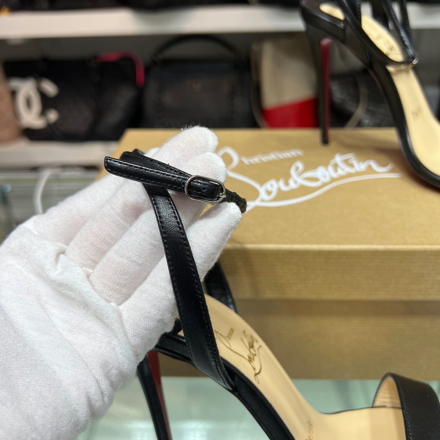 Christian Louboutin Loubigirl 100, Size 35