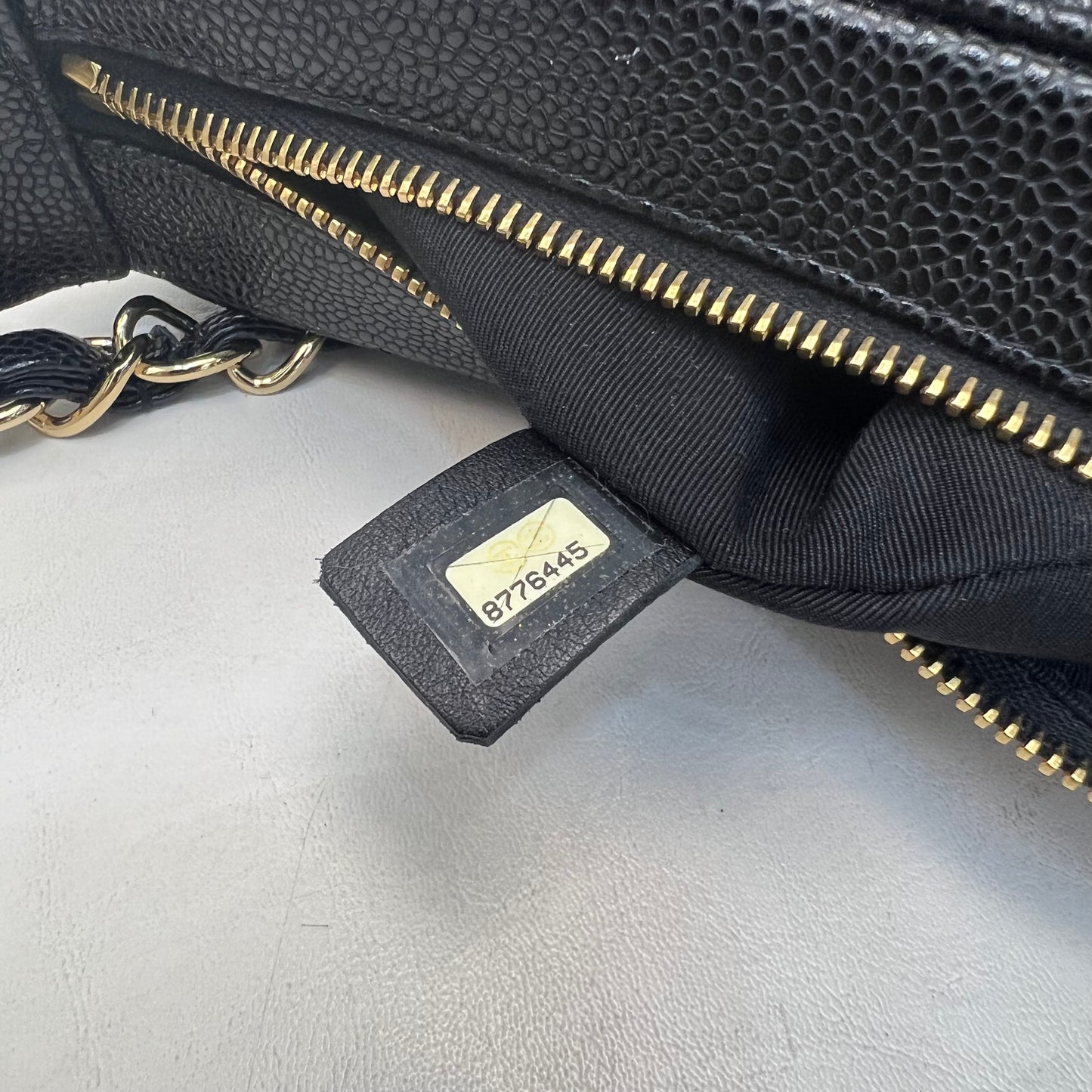 Chanel Caviar Leather Shoulder Bag