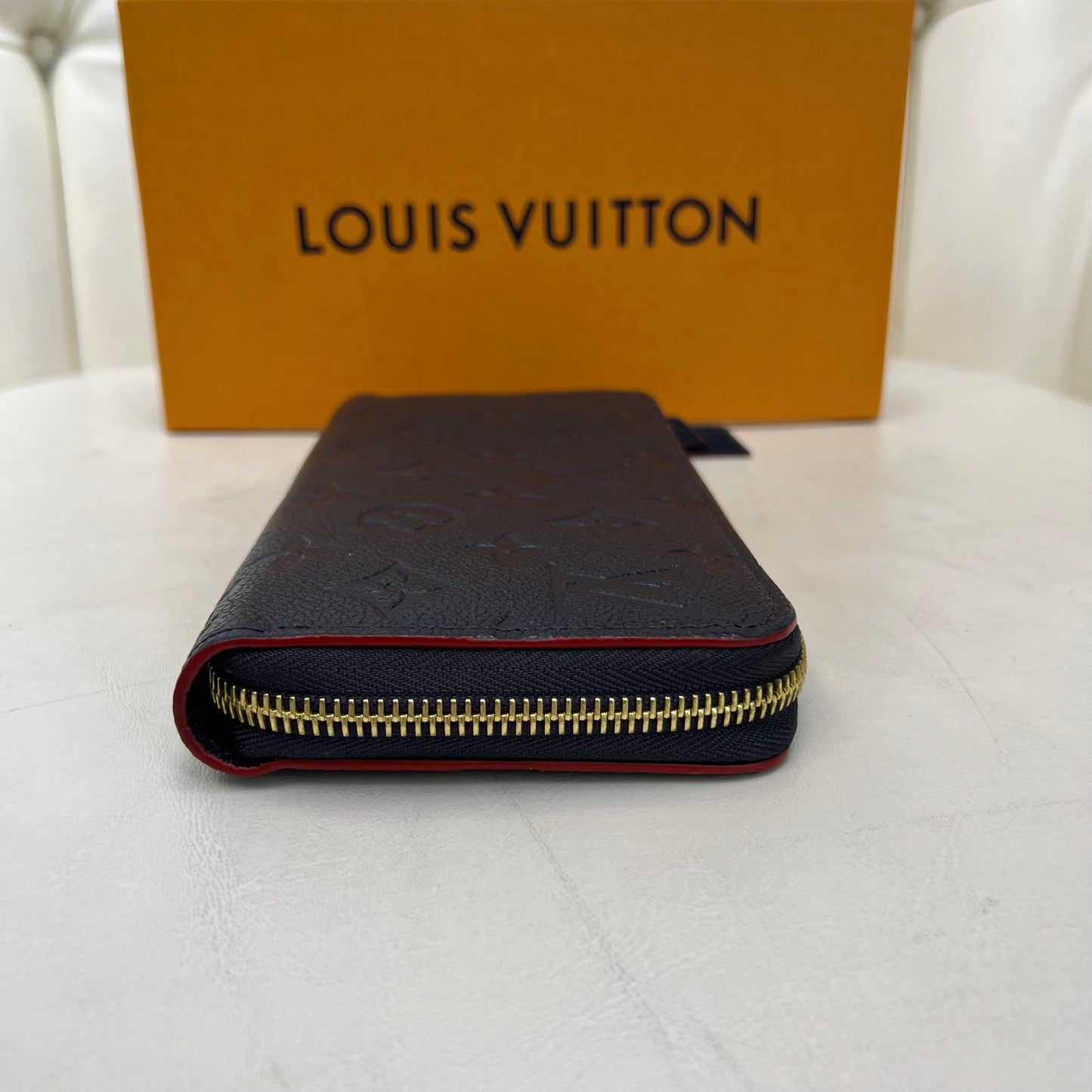 Louis Vuitton Zippy Wallet Marine Rogue Empreinte Leather