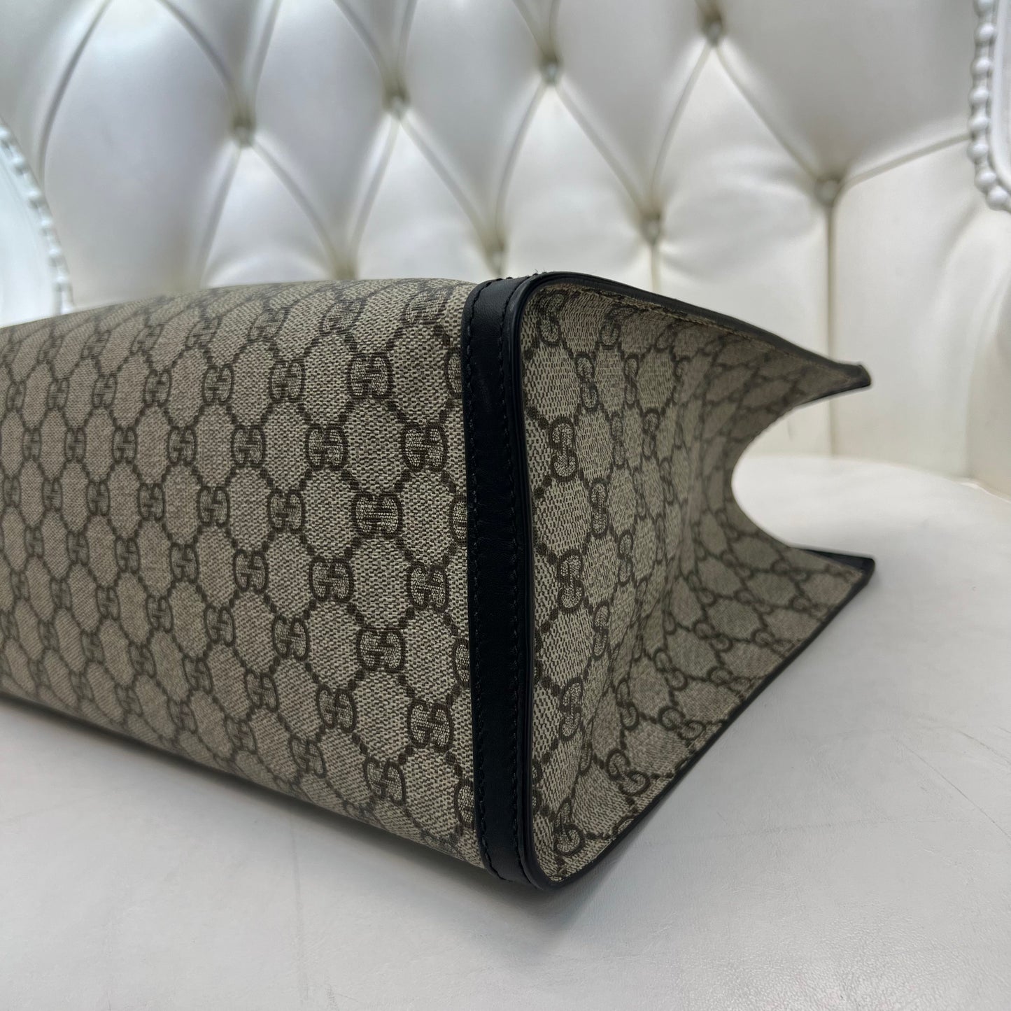 Gucci Monogram Padlock Chain Bag
