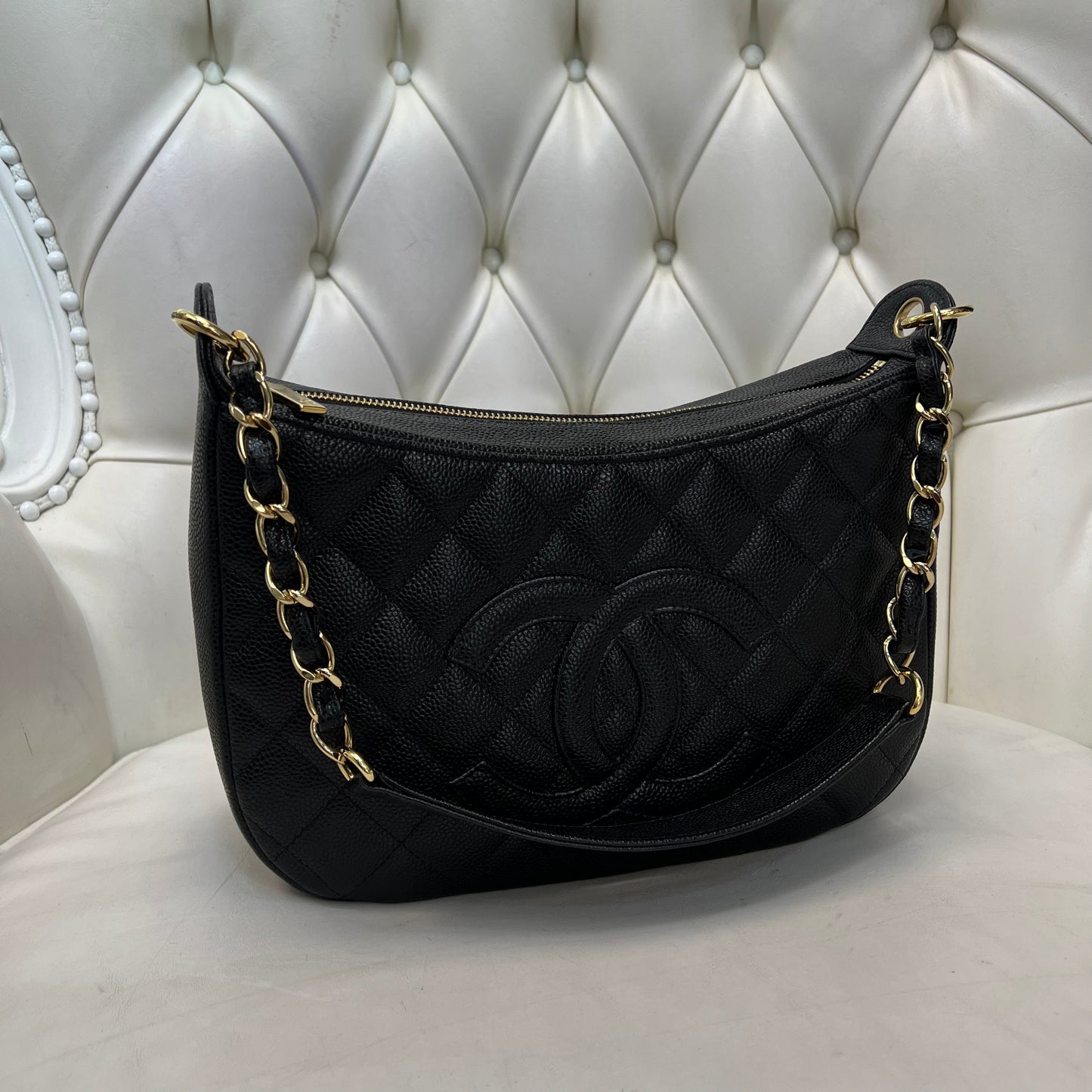 Chanel Caviar Leather Shoulder Bag