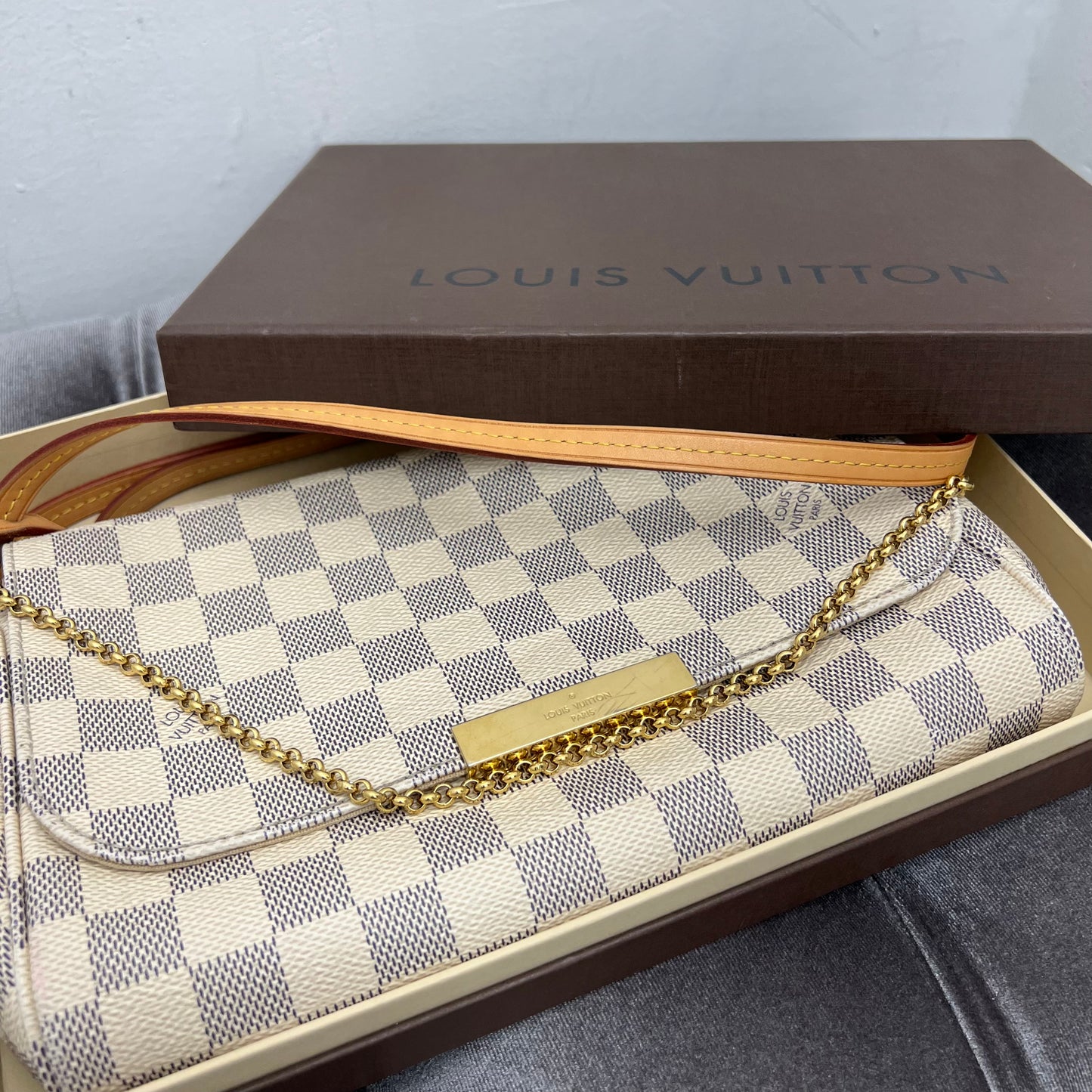 Louis Vuitton Favorite MM Damier Azur