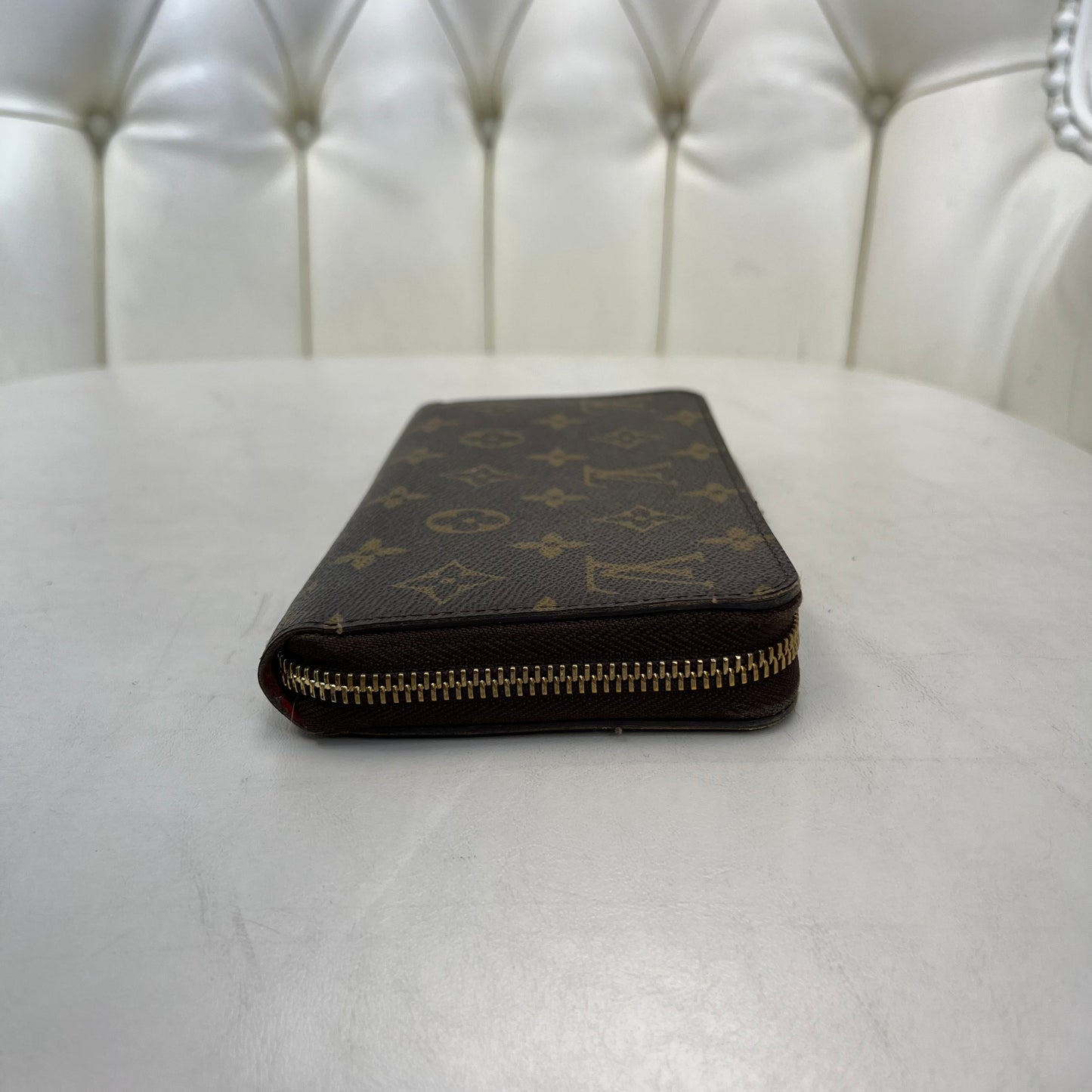 Louis Vuitton Zippy Wallet Monogram Red
