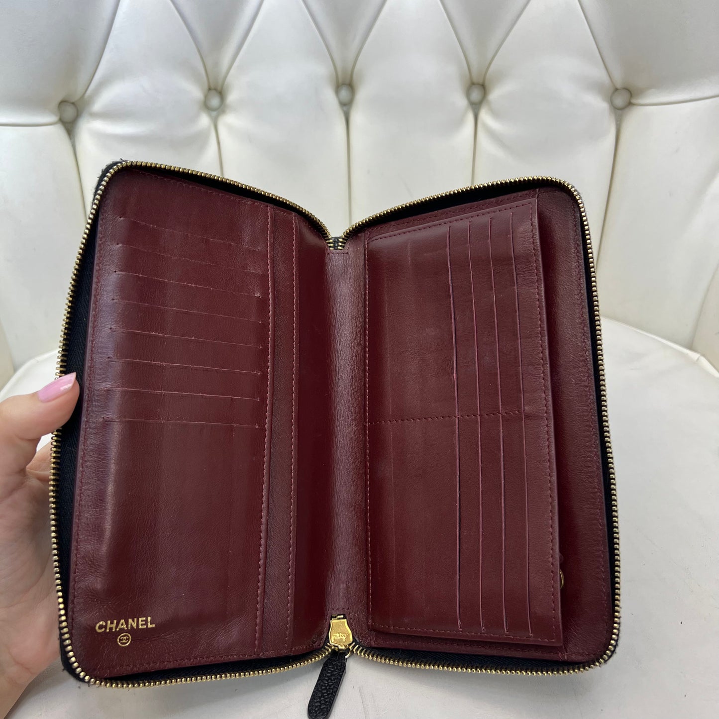 Chanel Quilted Lambskin Wallet