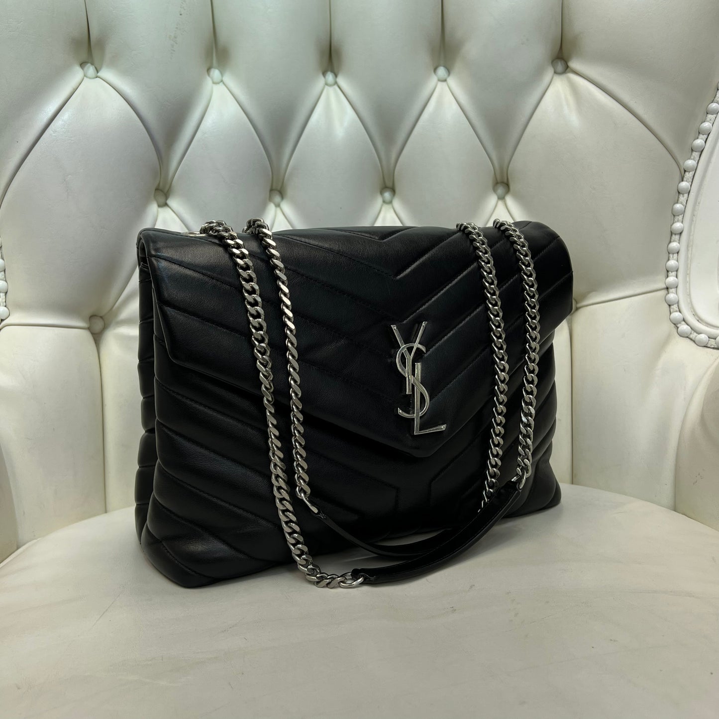 Saint Laurent Medium Loulou Chain Bag