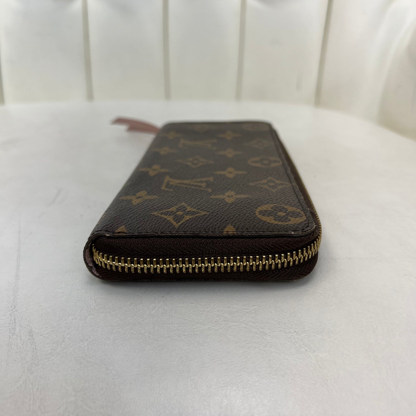 Louis Vuitton Clemence Wallet Monogram Rose Ballerine