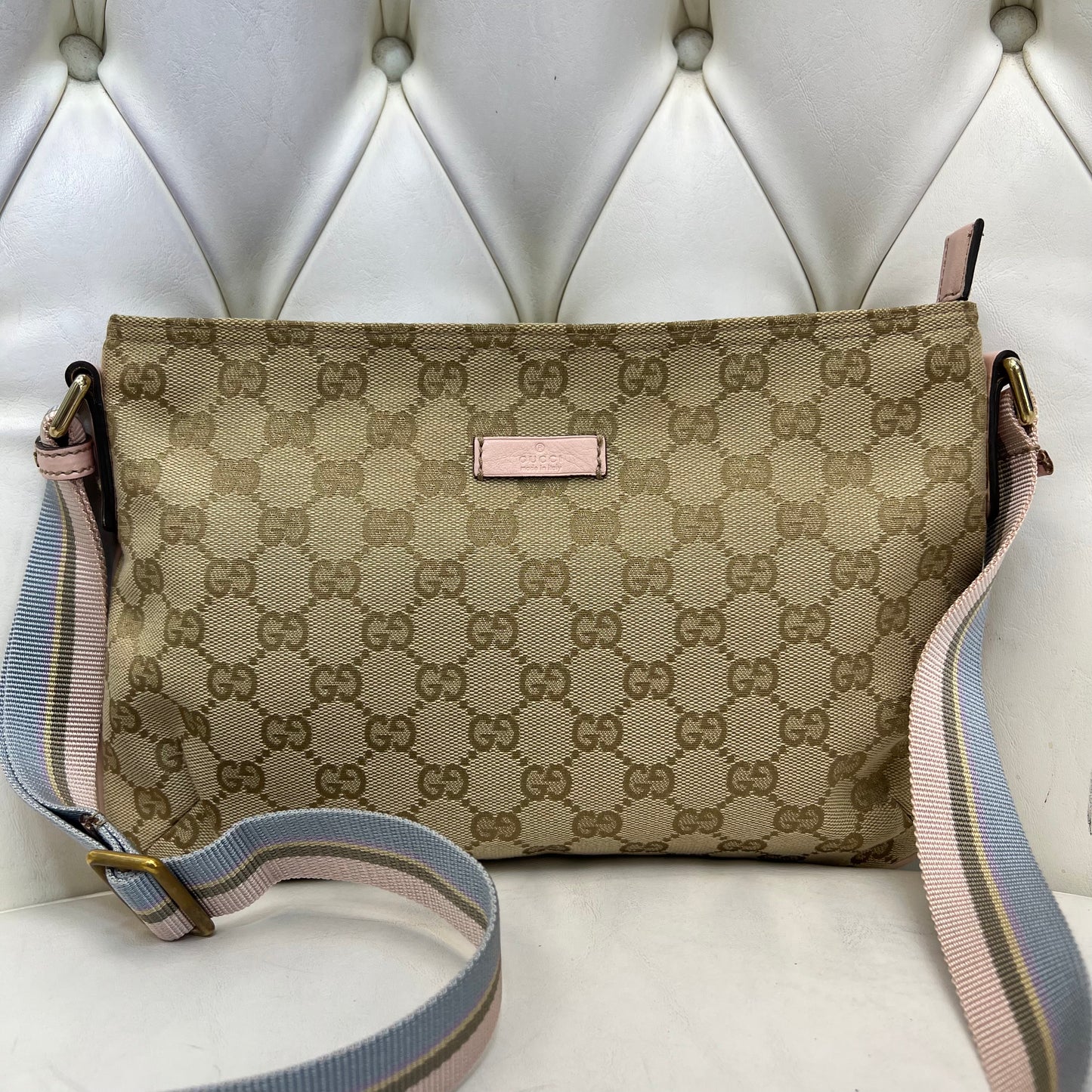 Gucci GG Canvas Web Crossbody