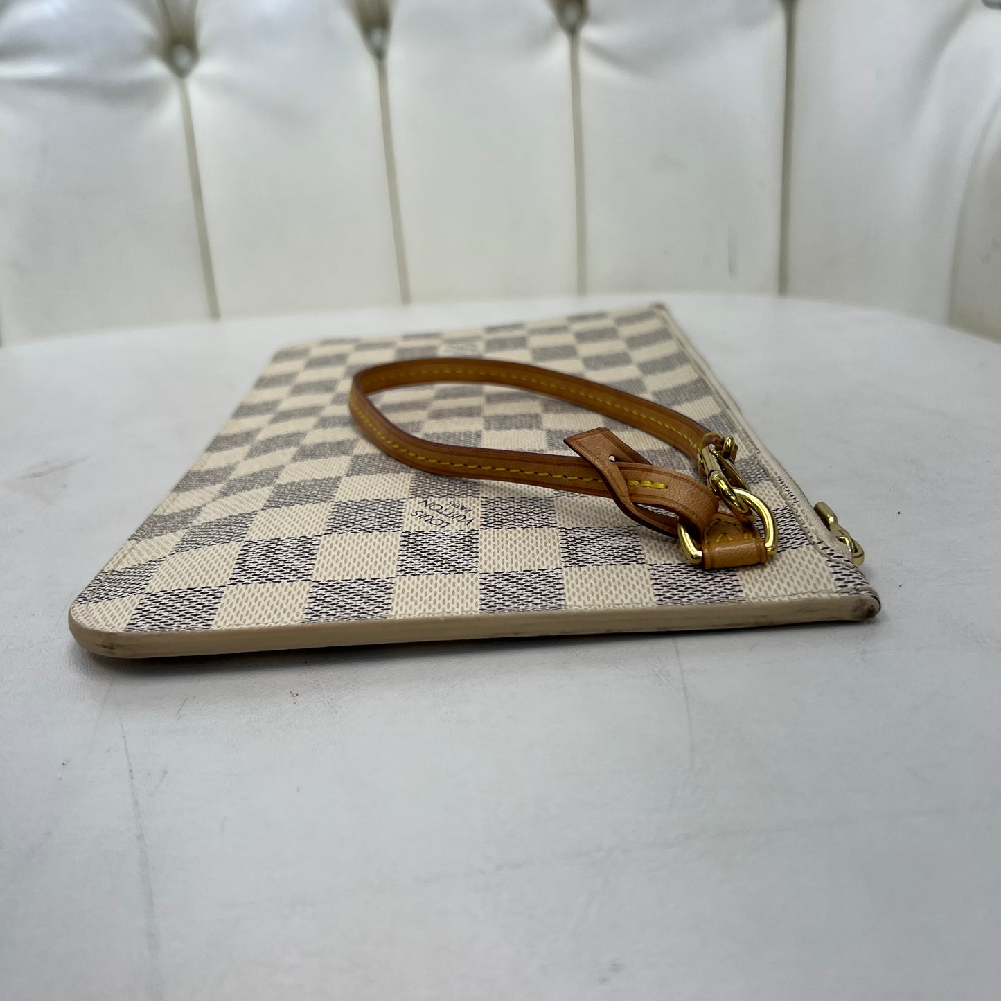 Louis Vuitton Neverfull Pouch Damier Azur