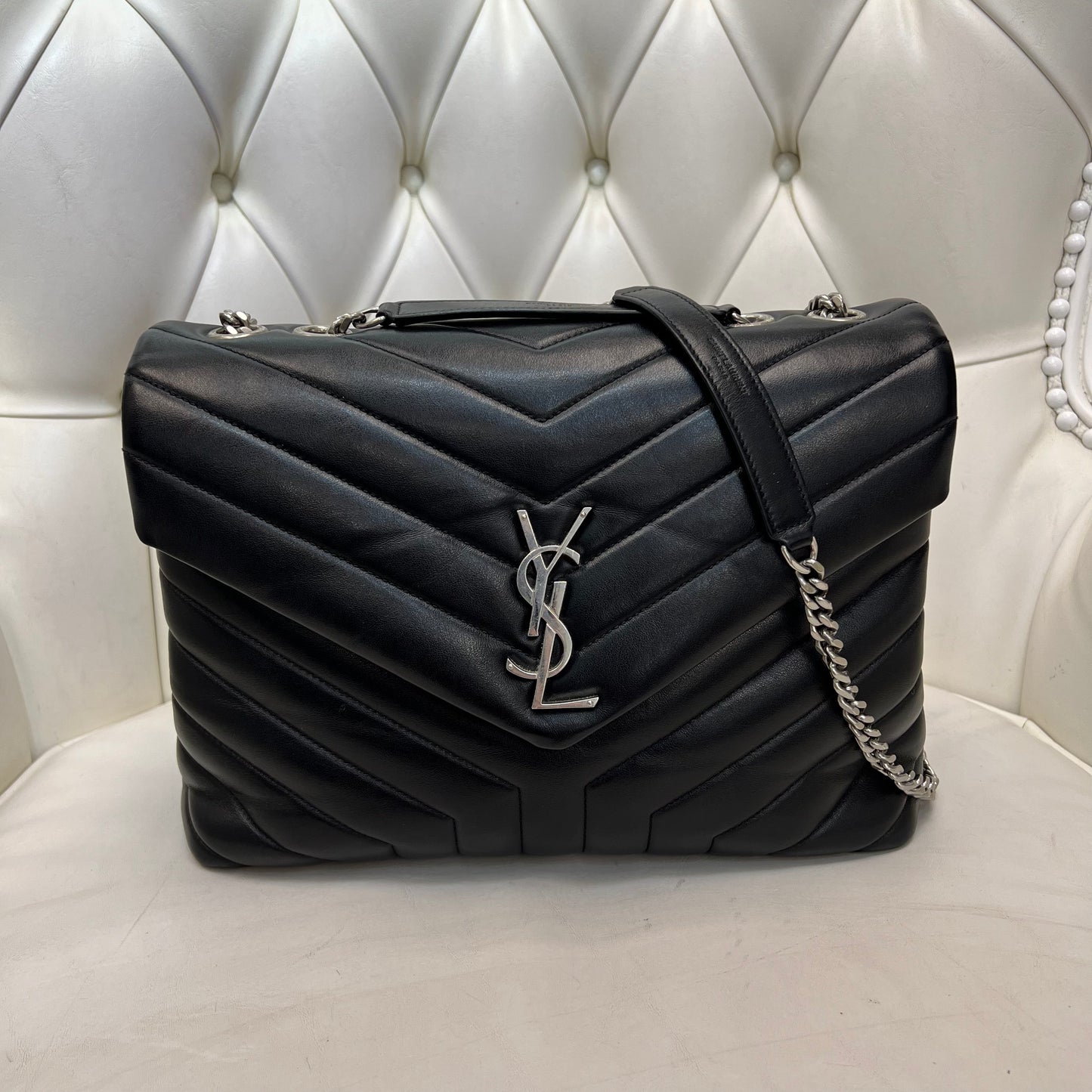 Saint Laurent Medium Loulou Chain Bag