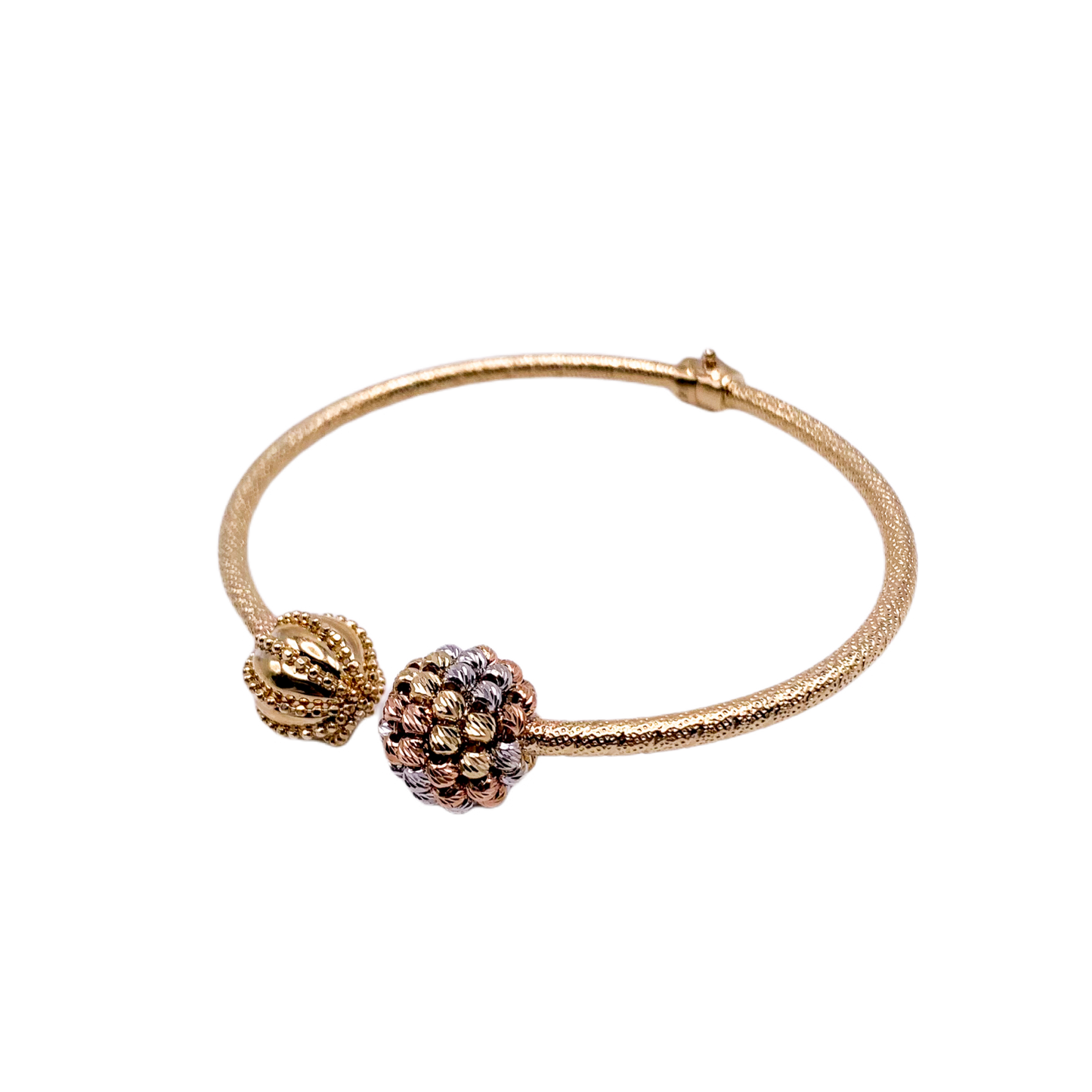14k Gold Caviar Ball Bracelet