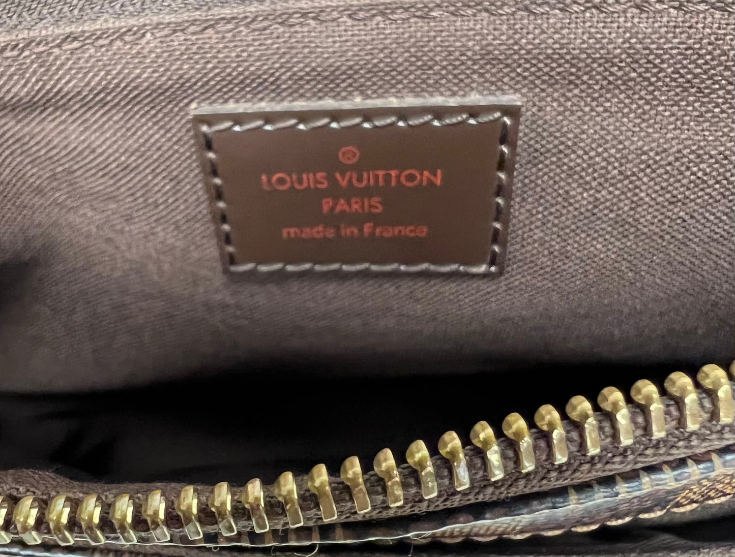 Louis Vuitton Brooklyn Pochette Plate Damier Ebene