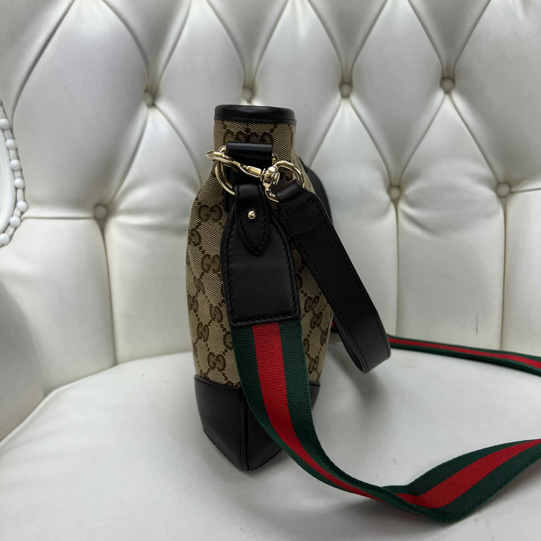 Gucci Monogram Messenger Bag