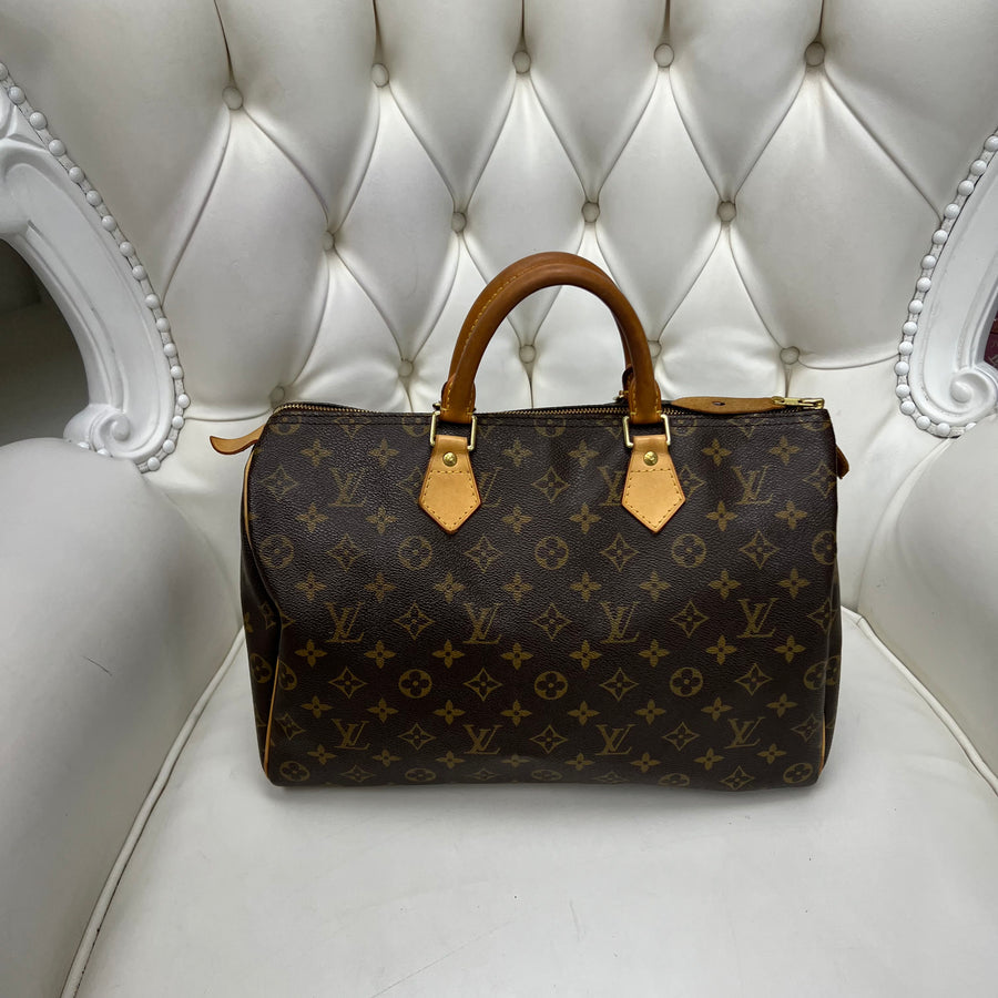 Louis Vuitton Speedy 35 Monogram with Lock & Keys