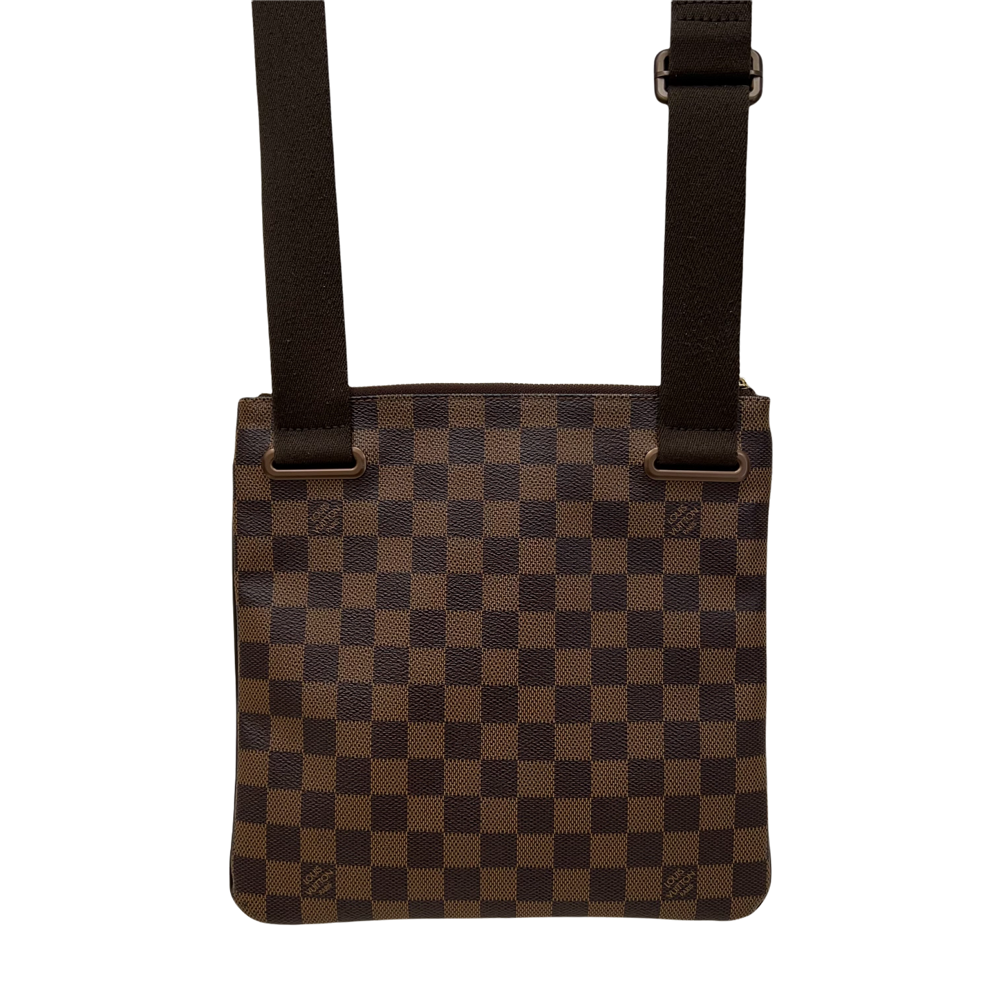 Louis Vuitton Brooklyn Pochette Plate Damier Ebene