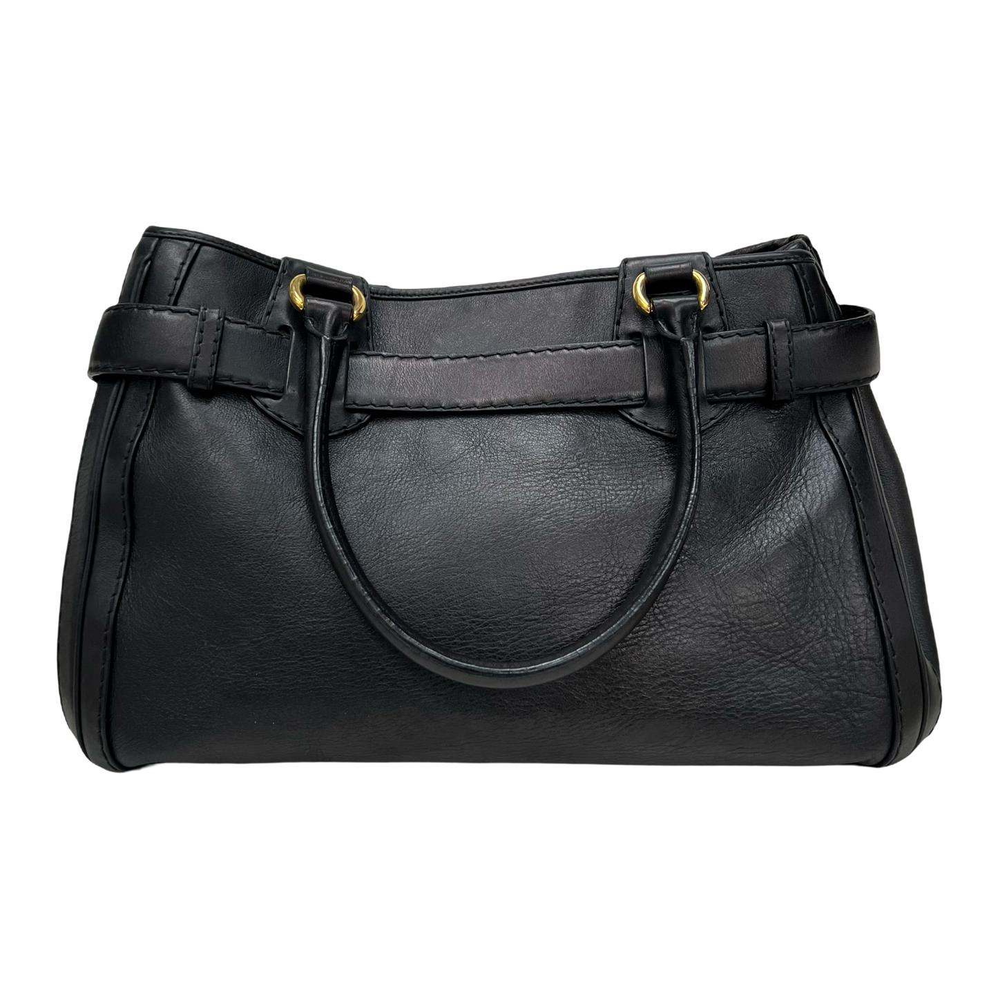 Gucci Smooth Leather GG Satchel