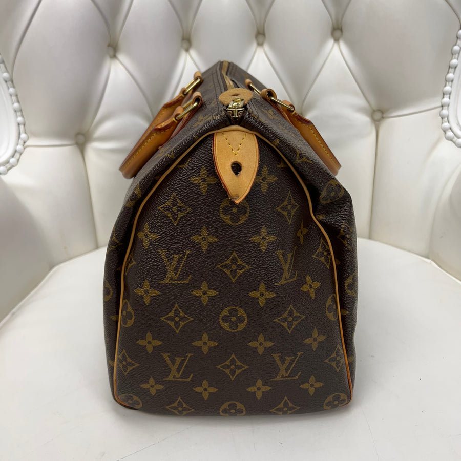 Louis Vuitton Speedy 35 Monogram with Lock & Keys