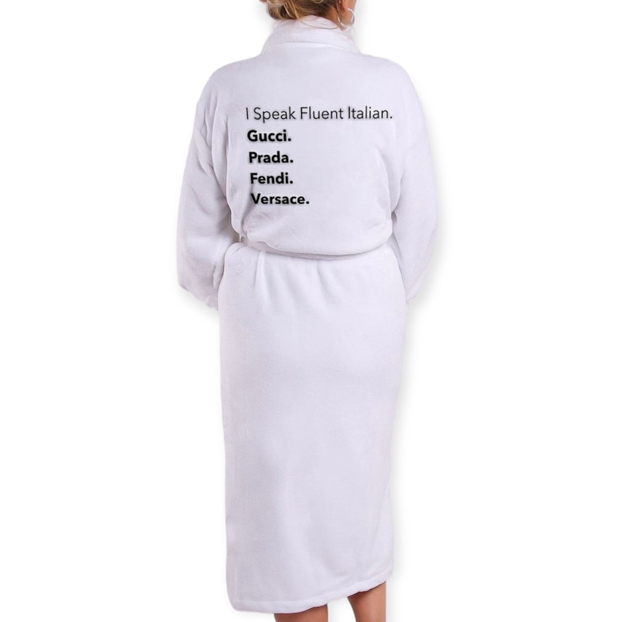 Plush Robe - Fluent Italian